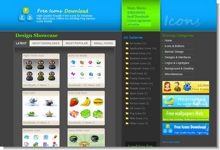 Free Icons Download website