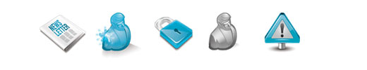 Free Vector Icon Set 2 - Turqua - 3D Isometric Icons Part:1