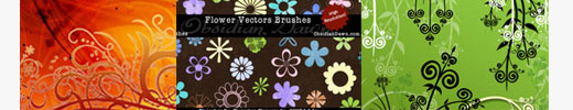 18 Sets of Free Hi-Res Ornamental Brushes for Photoshop