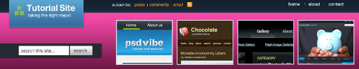 Tutorial Site Blog Design