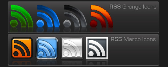 345 RSS Icons by Studiom6
