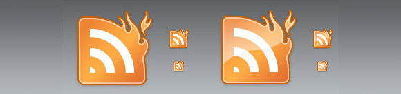 RSS on Fire Icon Pack