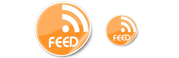 Sticker RSS Feed Icons