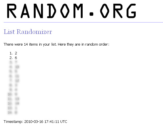 Bizcard Giveaway winners