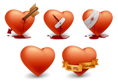 Icon Drawer dot com - Free Valentine's Day vectors collection