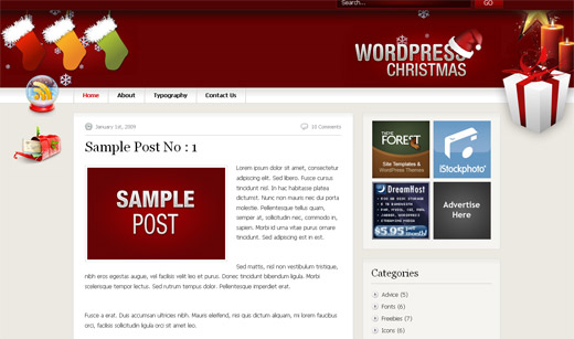Christmas Free WordPress Theme