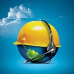 yellow hard hat
