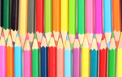 colored pencils
