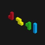 Tetris minimal wallpaper
