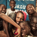 happy group of people