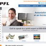 Printiong for less homepage