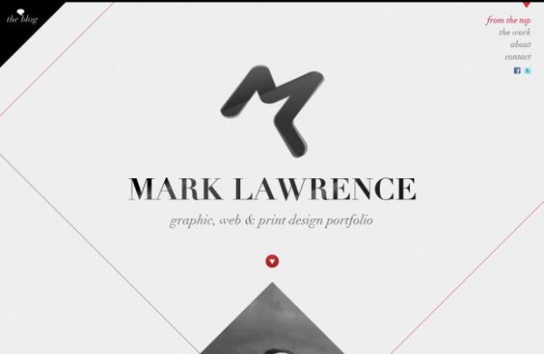 Logo Placement in Portfolio Website