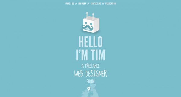 Good Tagline in Portfolio Website