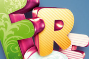 3d typography photoshop