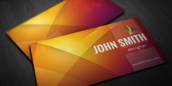 business card template
