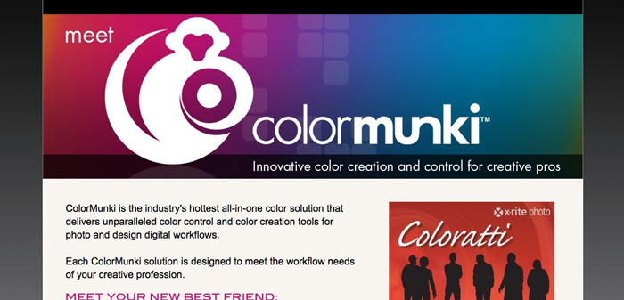 Colormunki in multicolor