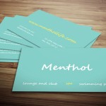 Menthol Minimal Business Card Template