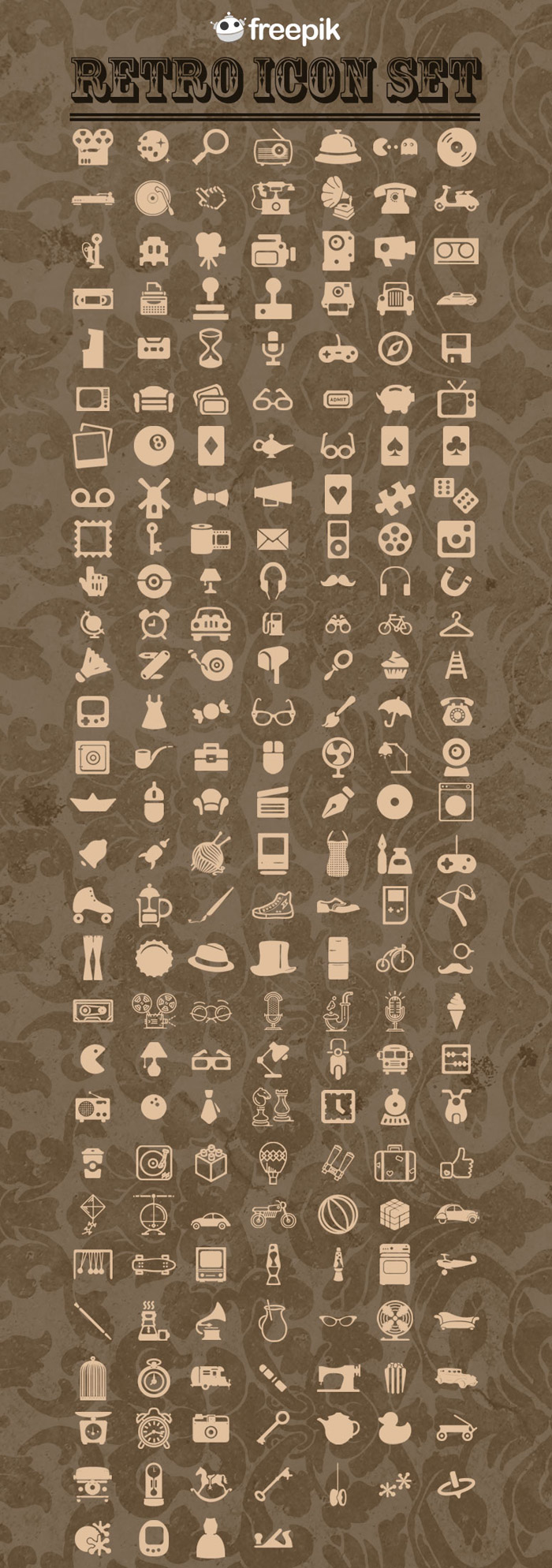 Retro Icons Pack Preview