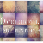Colorful grunge textures