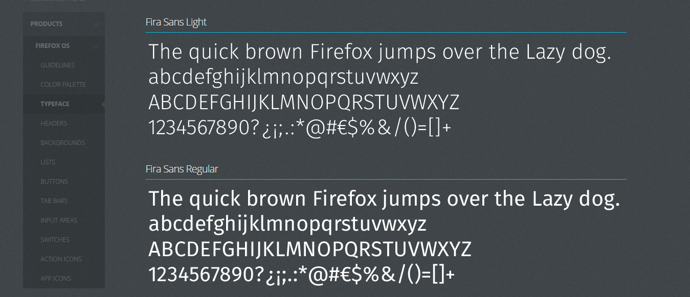 White writing on a black background
