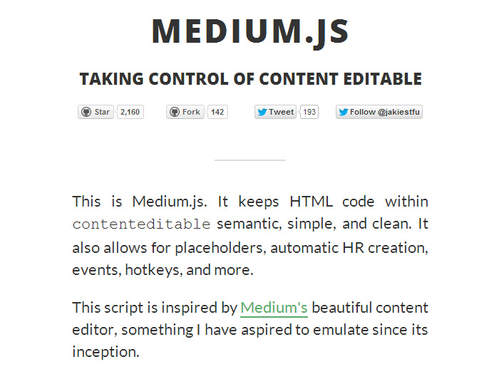 Medium JS
