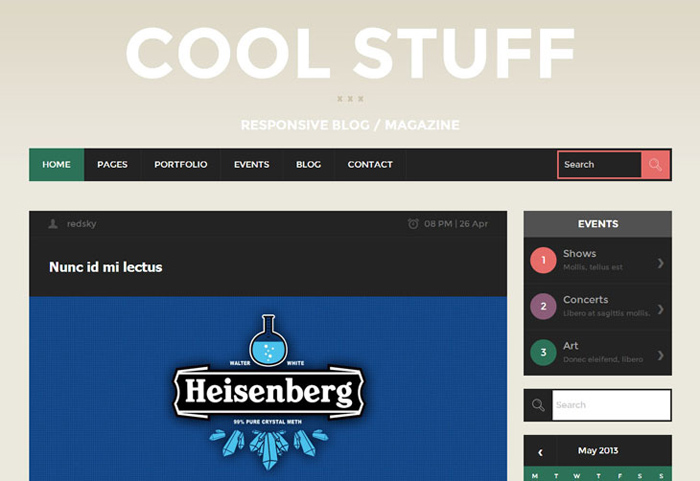 Cool Stuff Theme