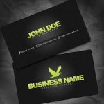 Minimalist card design template