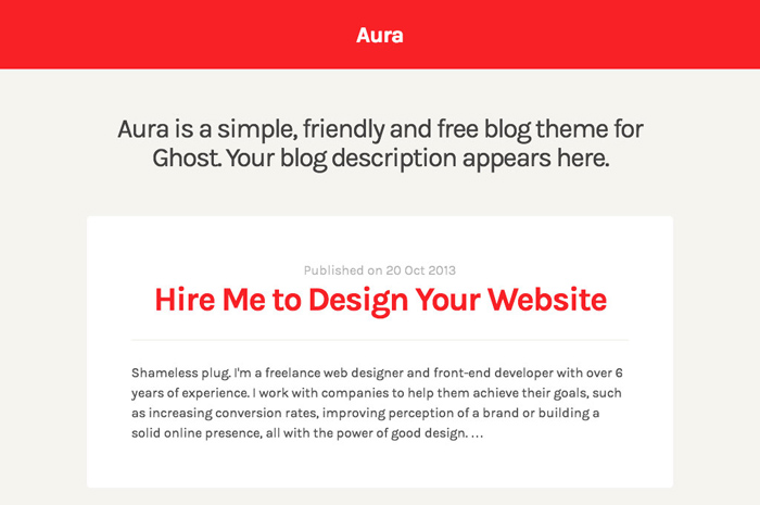 Aura Ghost Theme