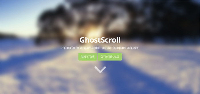 Ghost Scroll Theme