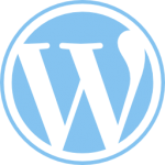lightblue WordPress Logo