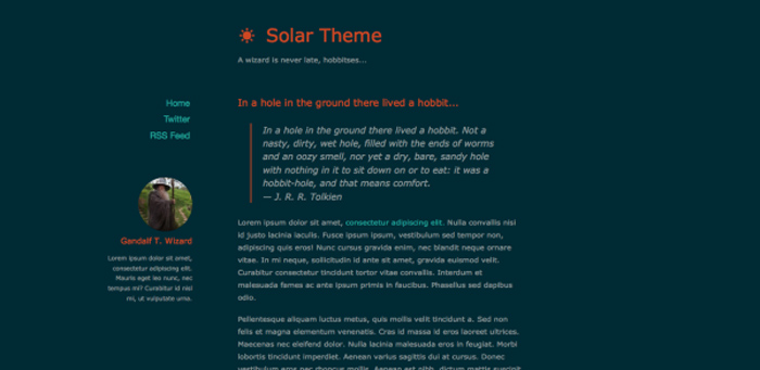 Solar Ghost Theme