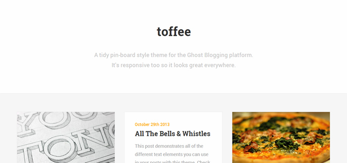 Toffee Ghost Theme
