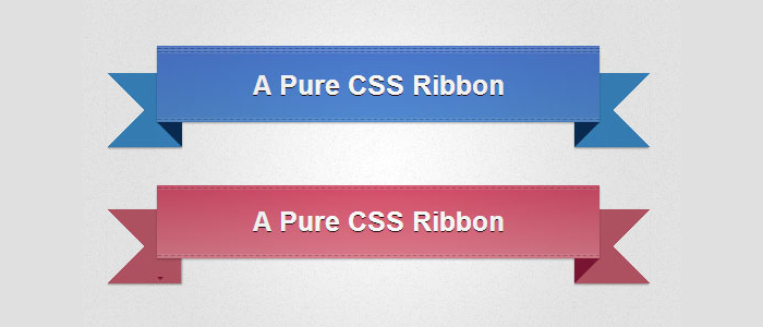 CSS Ribbon Tutorial