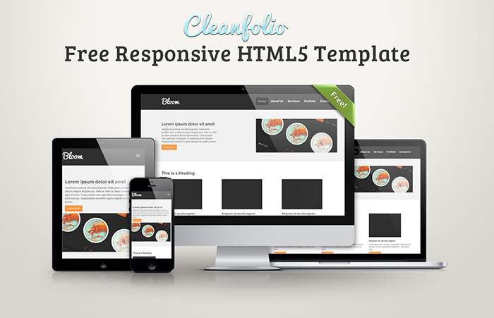 Create a Clean Website Layout PSD to HTML/CSS 