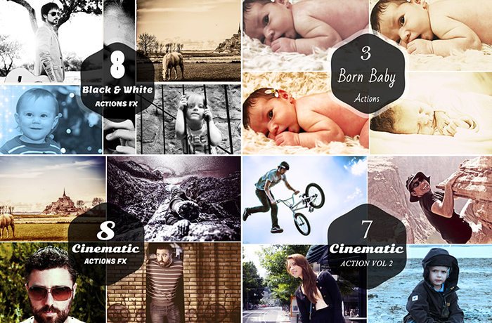 115 Photoshop Actions Bundle