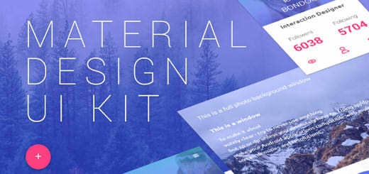 Daily Freebie: Flat Material Design UI Kit for CS6