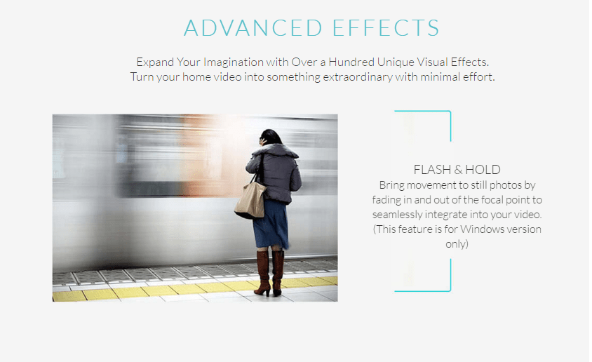 Filmora's advanced effects