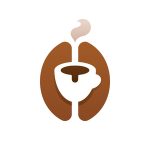 Coffee bean logo