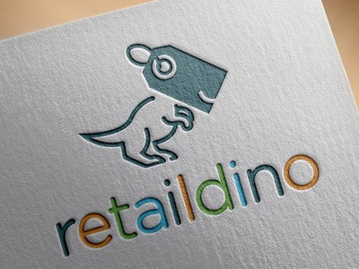 Retail dinosaur logo
