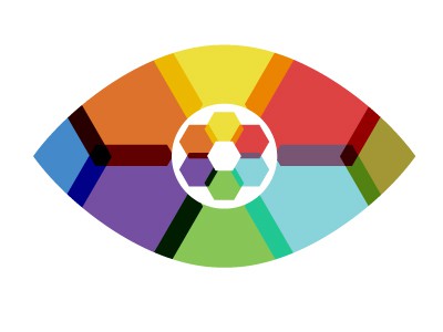 Geometric eye logo