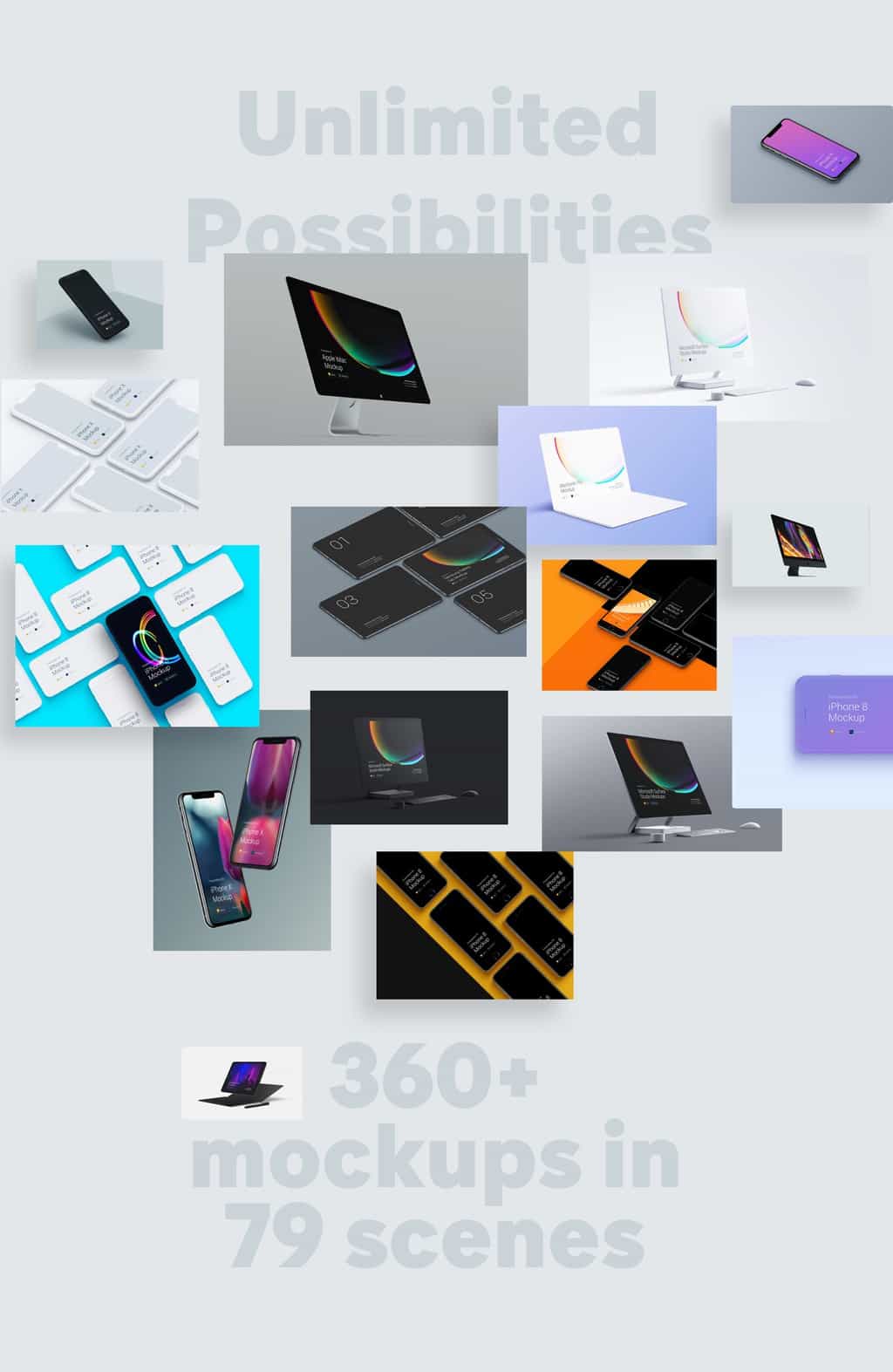 2017 New Product Mockup Tool - Presentation Kit for UI Designers