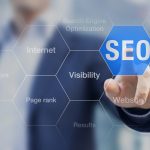 Search Engine Optimization consultant touching SEO