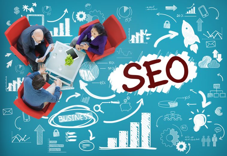 Search Engine Optimization Business Strategy Marketing Concept