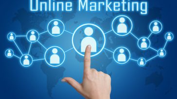 pressing online marketing icon