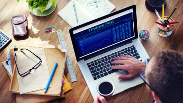 Finance Post Digital Device Internet Wireless Searching Concept