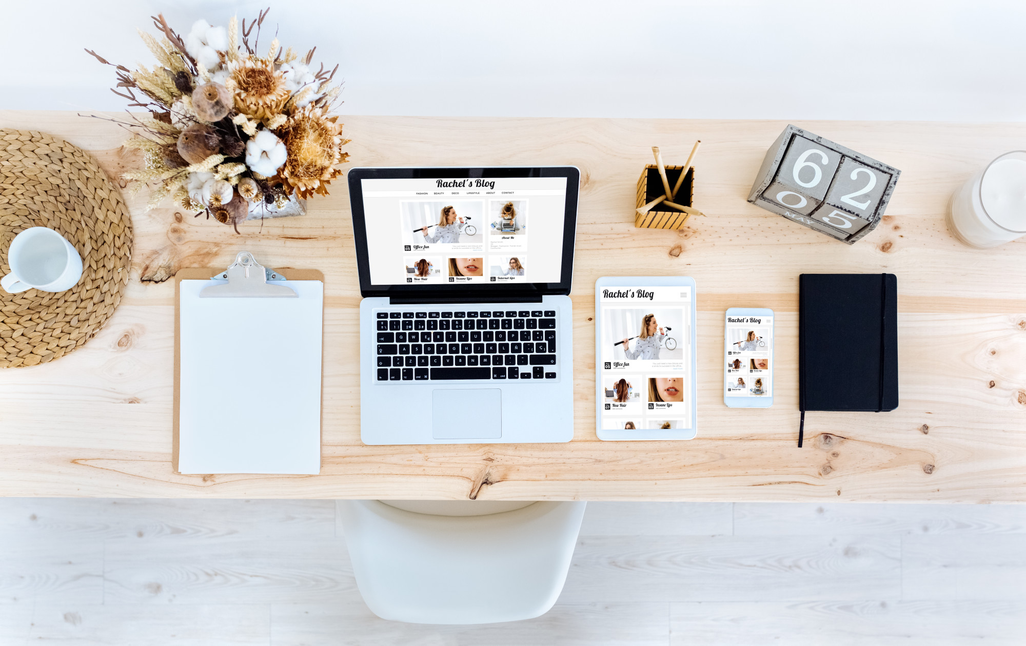Responsive blog website