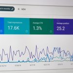 dashboard of Google search console